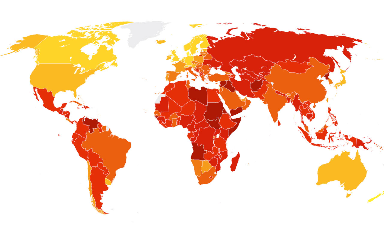 CPI 2016 Map