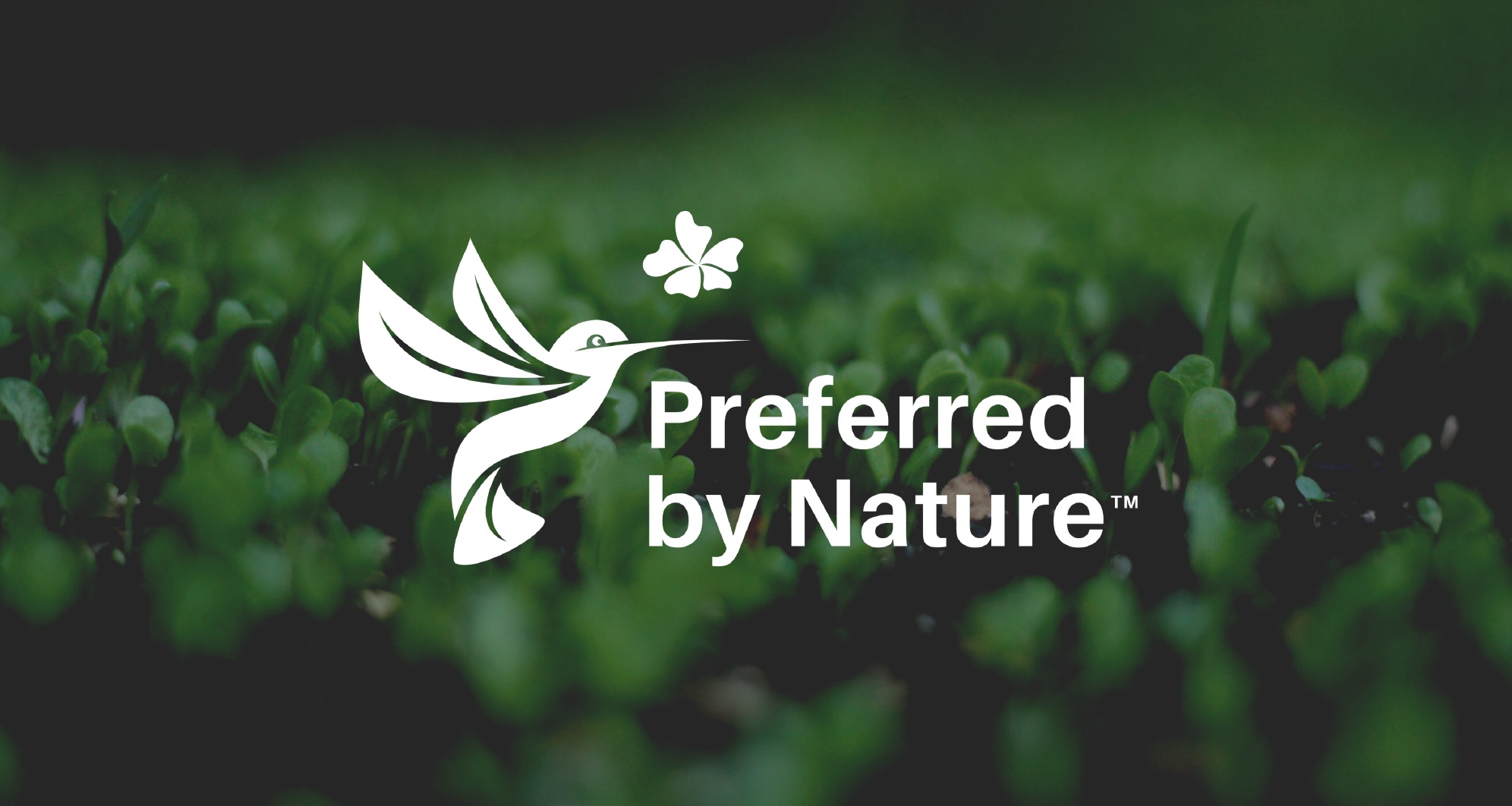 Preferred by Nature logo on green background