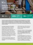 Benchmarking summary & add-on indicators: Sustainability Framework & Forest Stewardship Council Chain of Custody Standard